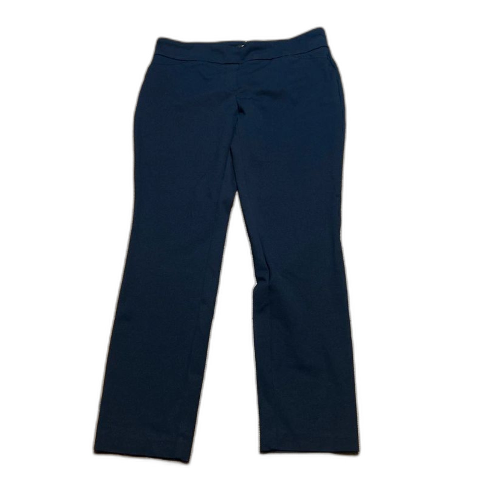 Dalia Women's Dark Navy Blue Stretch Ponte Leggings Dress Pants – Size Large